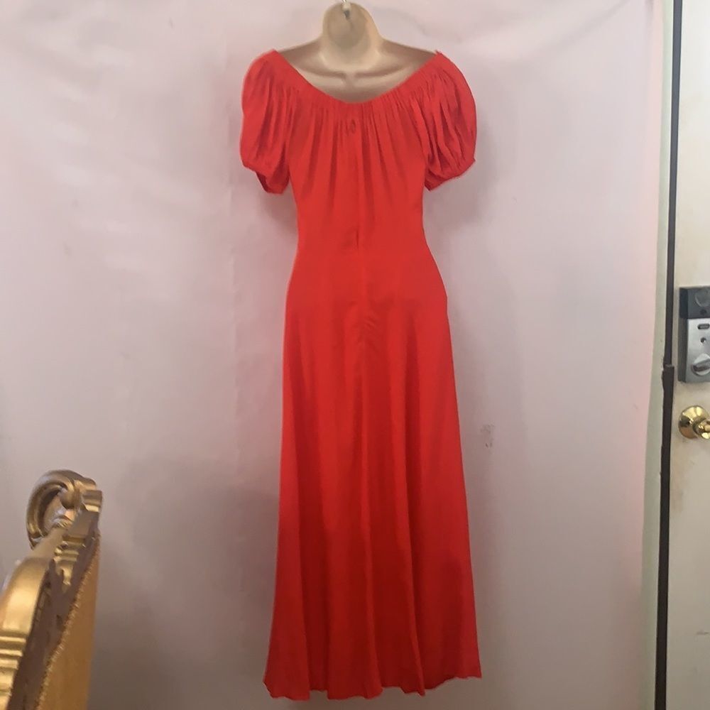 REFORMATION RED DRESS SIZE 0‎ - Picture 5 of 11